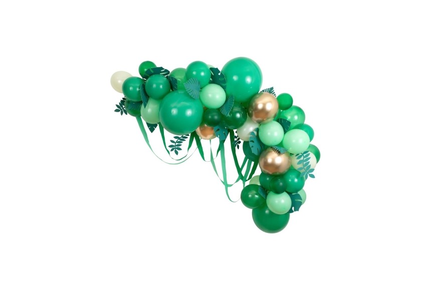Arche de ballon vert d'eau