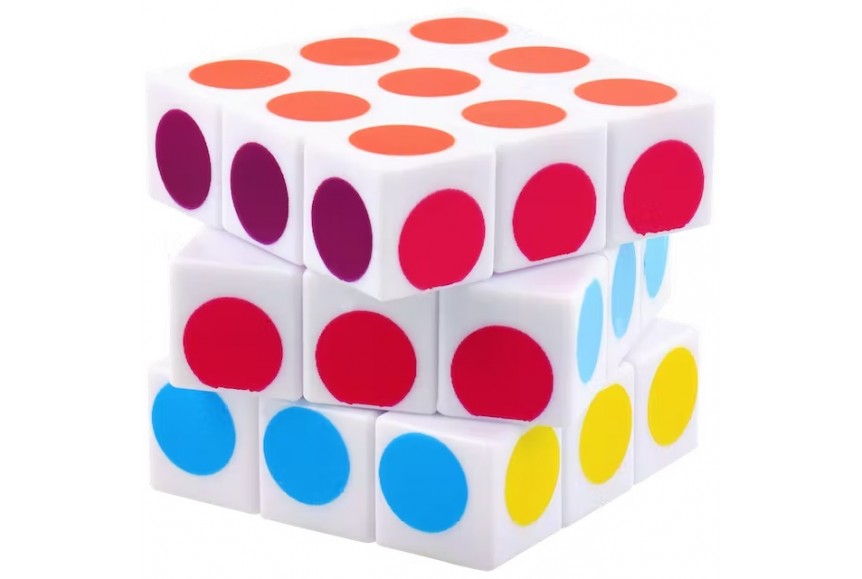 24 Mini cubes - jeux de patience - casse tête coloré pour enfants