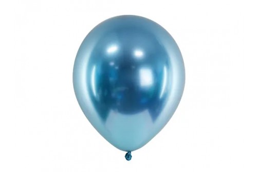 Ballon bleu miroir - set de 10 ballons