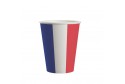 Gobelet tricolore France x 8