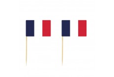 Pics à cocktail drapeau France
