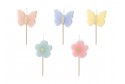 bougies papillons x 5