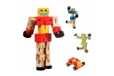 Robot transformer en bois