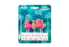 Bougies Flamant rose & ananas