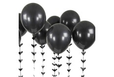 Ballons & queues chauve-souris x 8