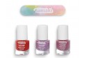 Coffret 3 vernis roses éternelles