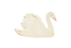 Assiettes cygne x 8