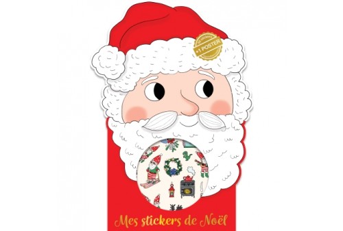 Jeu stickers la maison du Père Noël