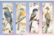 Marque page oiseaux