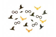 Guirlande de 12 fanions maisons Harry Potter - Fête thème Sorciers