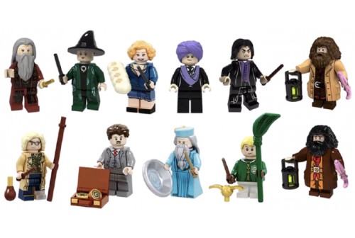 14pcs / set Harry Potter Figure Assemblé Mini Building Block Action Figures  Jouets pour Enfants Cadeau